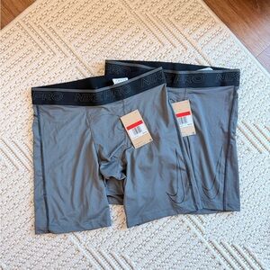 Nike Pro Men's Black and Gray Boxer Briefs lot
